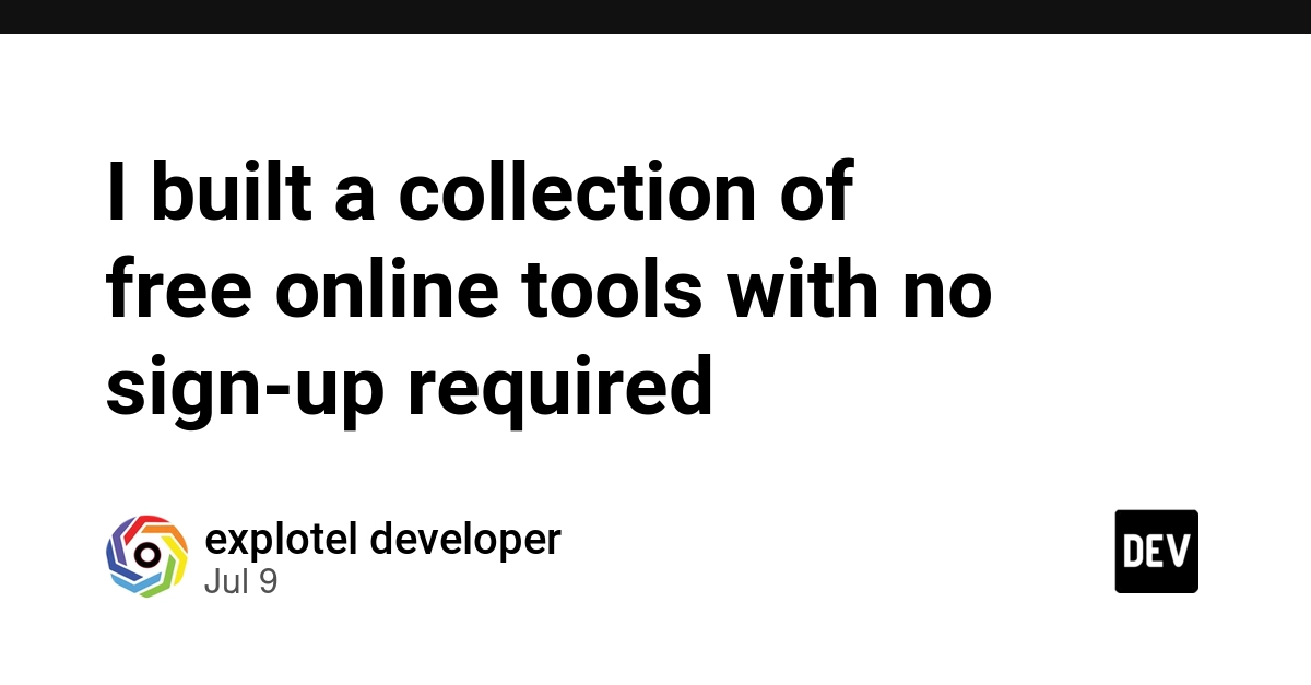 Free Online Tools Launch: No Sign-Up Required