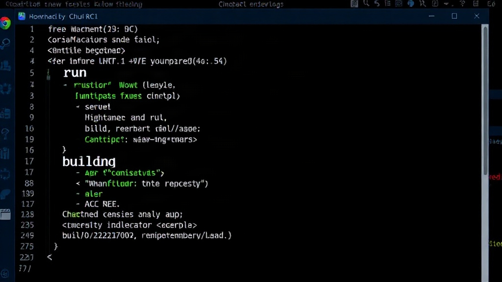 Chuks command-line interface showing 'run' and 'build' commands