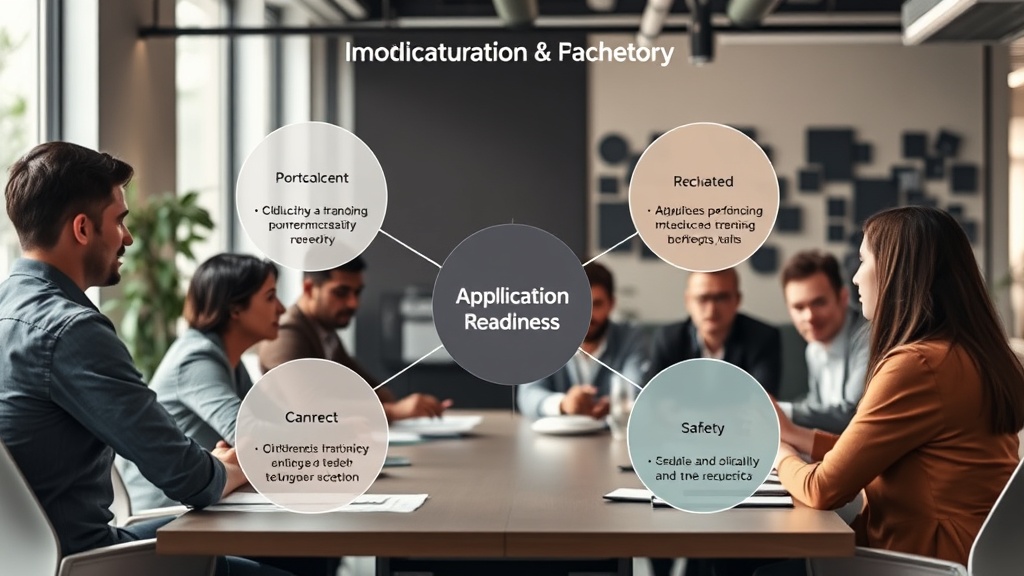 Diagram illustrating diverse stakeholder perspectives on application readiness.