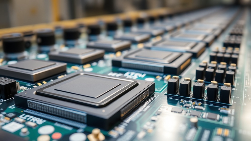 Intel Foundry's advanced chip manufacturing facility showcasing wafer processing