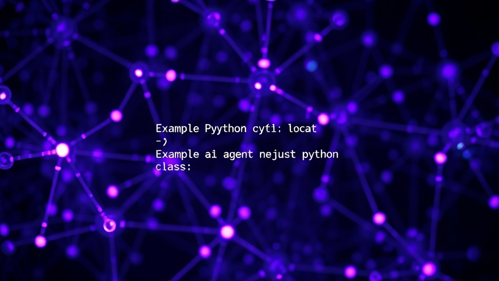 Example Python code snippet showing a NOOA agent class definition