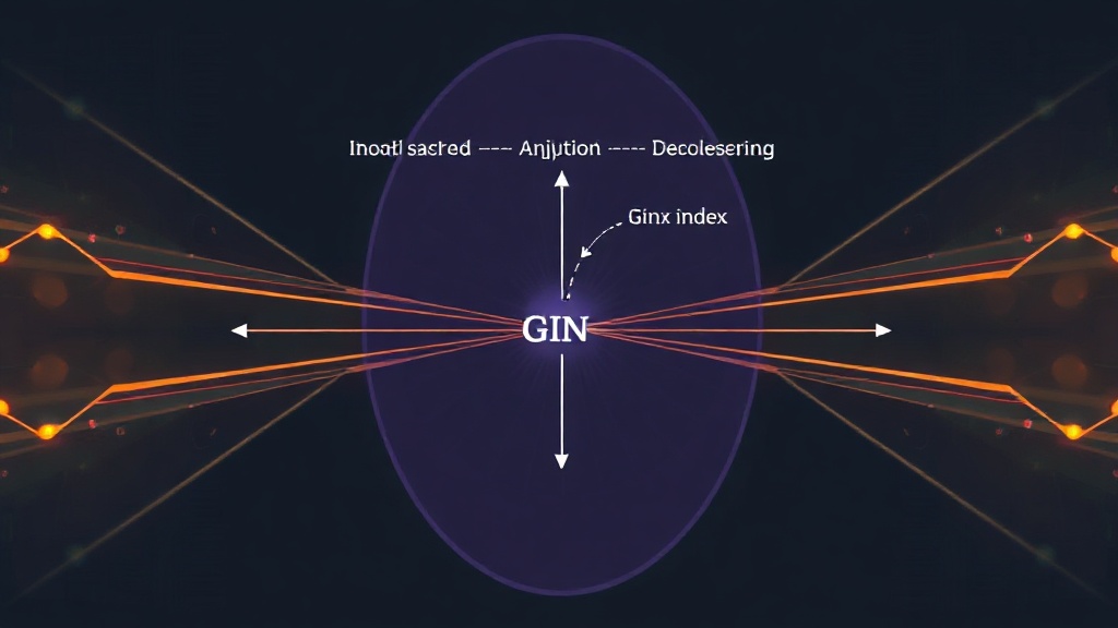 Diagram illustrating GIN index structure and write amplification during data insertion.