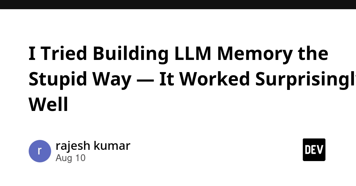 LLM Memory Experiment: Simple 10-Word Rule Outperforms Complex Systems