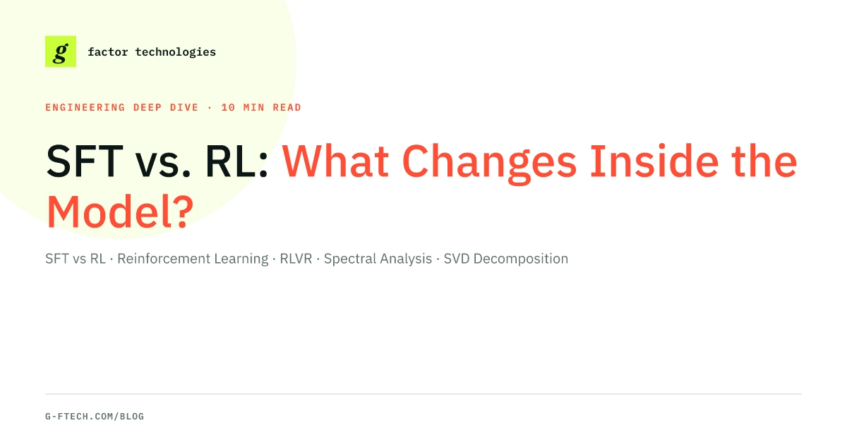 SFT vs. RL: How AI Models Learn Differently