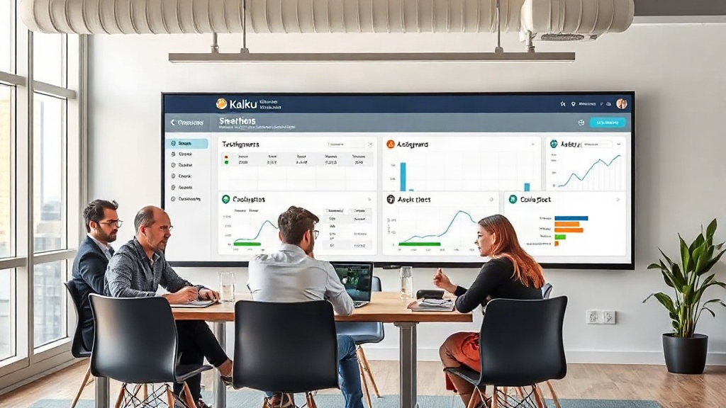 Kaiku dashboard illustrating task assignment and AI agent progress tracking