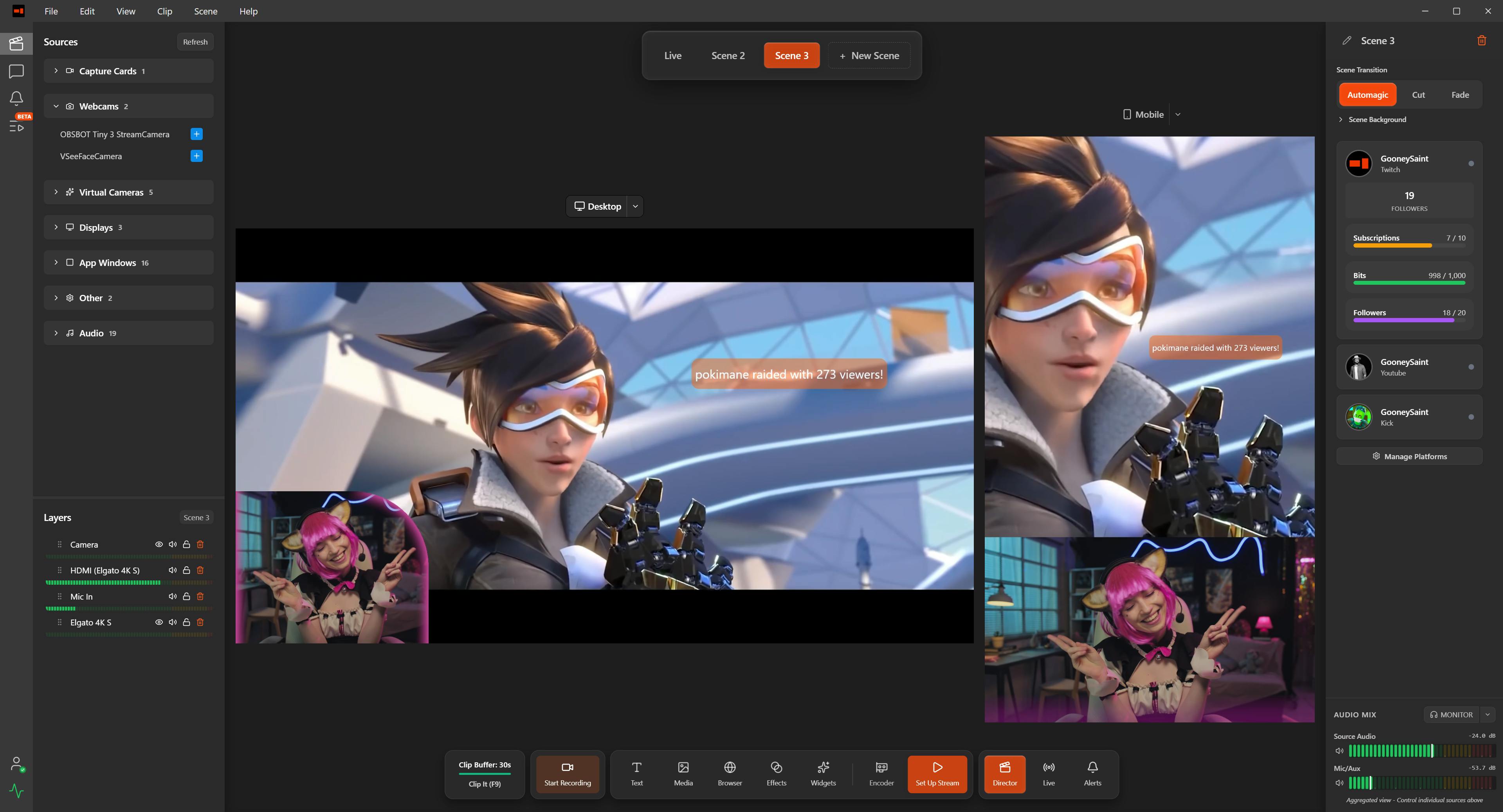 DualStream Enables Simultaneous Desktop and Mobile Streaming