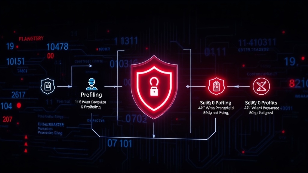 Conceptual diagram illustrating Dolphin X malware's AI profiling and target ranking process