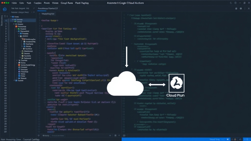 Diagram illustrating the CI/CD workflow from code push to Cloud Run deployment