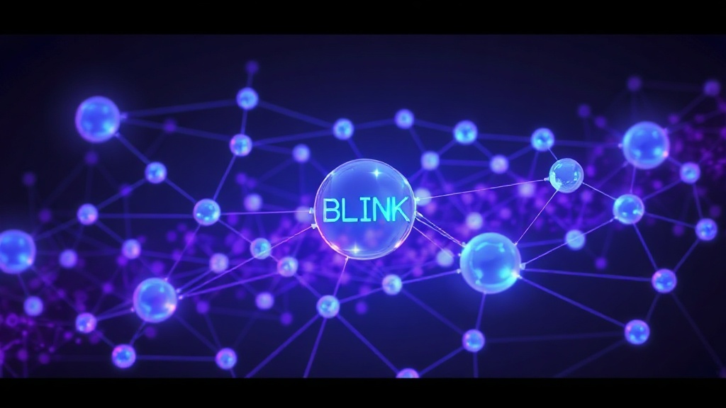 Conceptual diagram illustrating the BLINK NFT minting process flow for bots