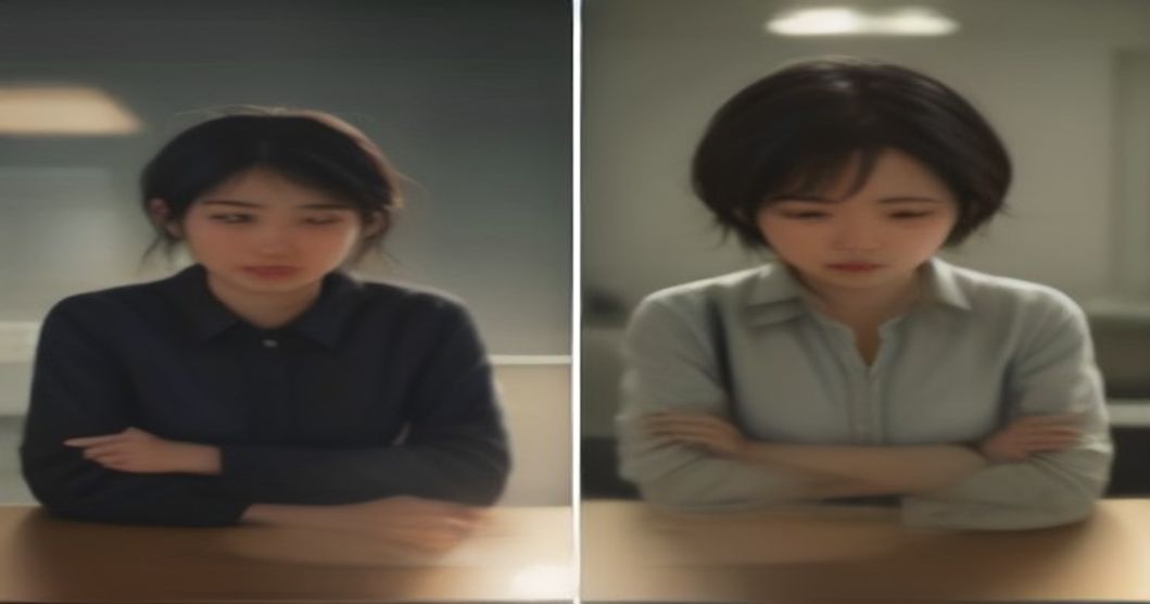A split screen showing a researcher collaborating happily versus one looking stressed and alone.