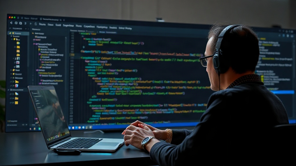 User actively participating in a remote, moderated product interview session.