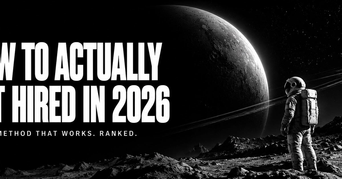 2026 Tech Job Hunt: Ranked Methods Beyond Just Applying