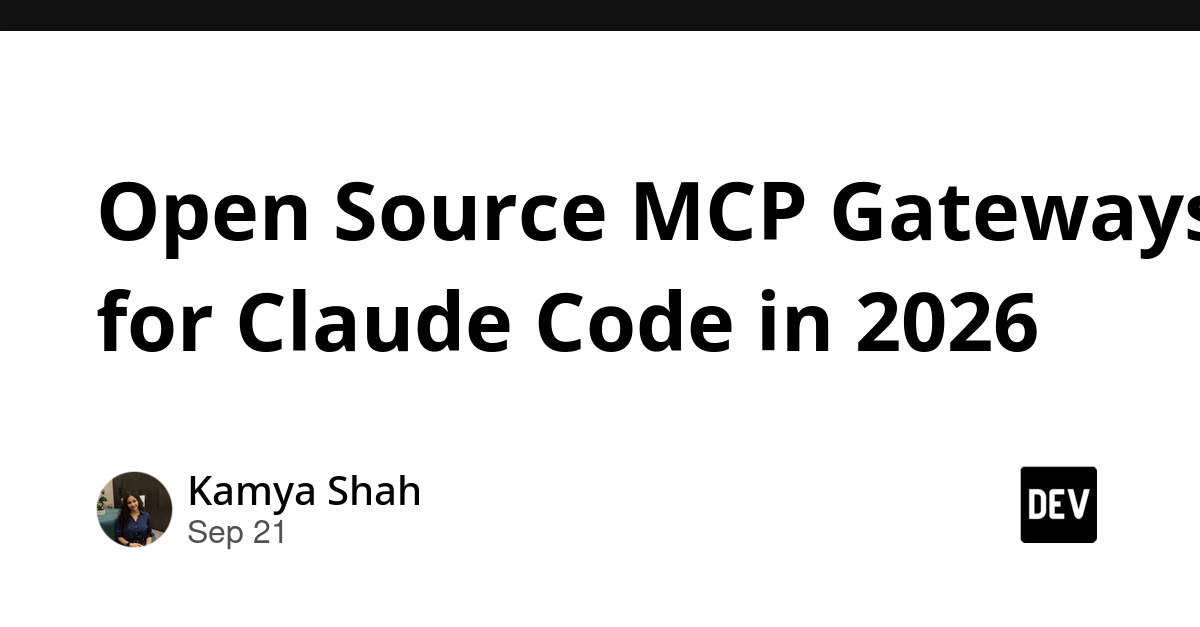 Bifrost Tops Open Source MCP Gateways for Claude Code in 2026