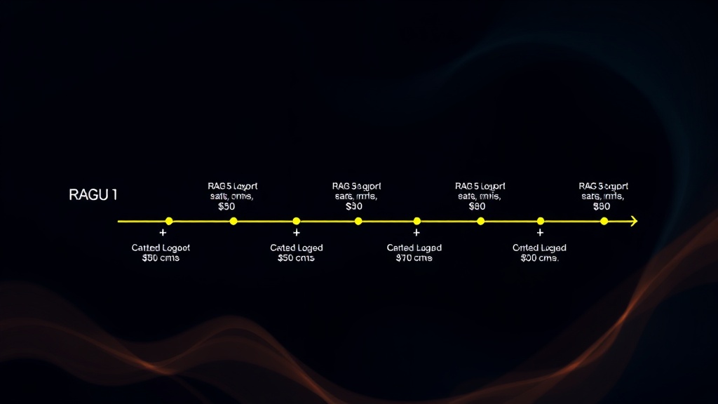 Diagram illustrating the stages of a RAG pipeline with cost indicators