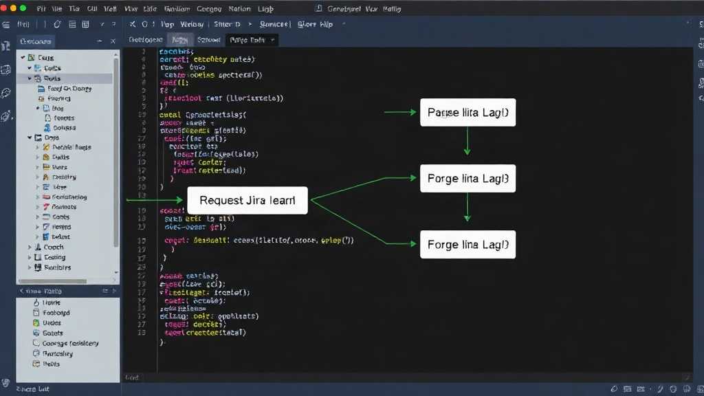 Diagram showing Forge lint parsing logic for requestJira calls