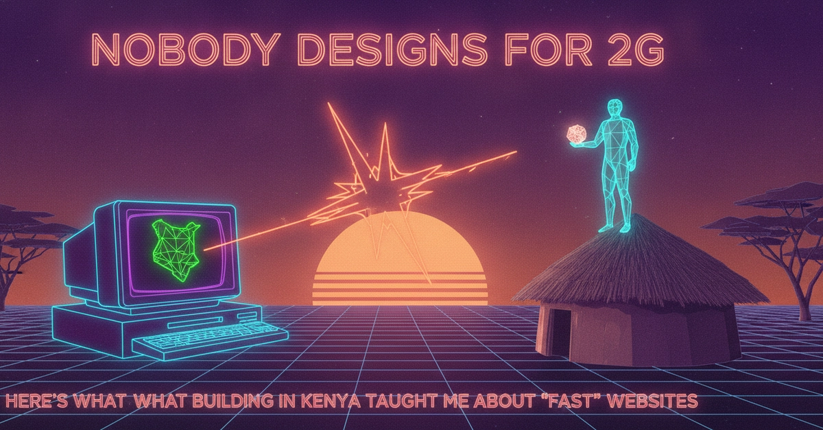Kenya's 2G Reality: Bundle Size is Business, Not Dev Preference