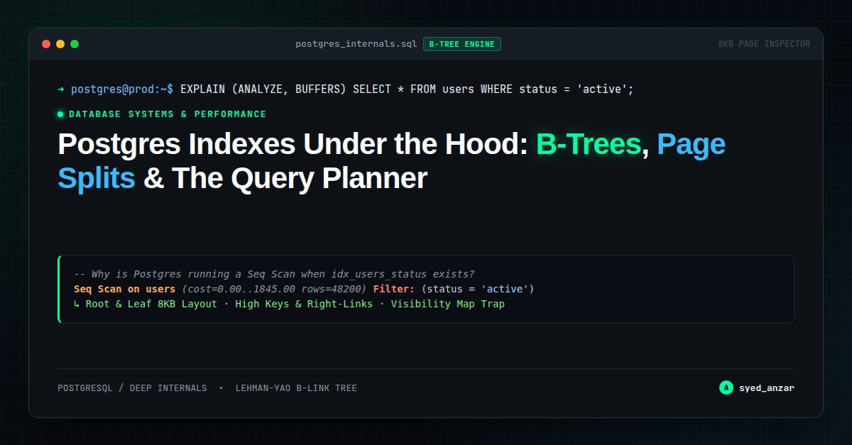 Postgres B-Tree Indexes: Why Your Queries Might Be Slow