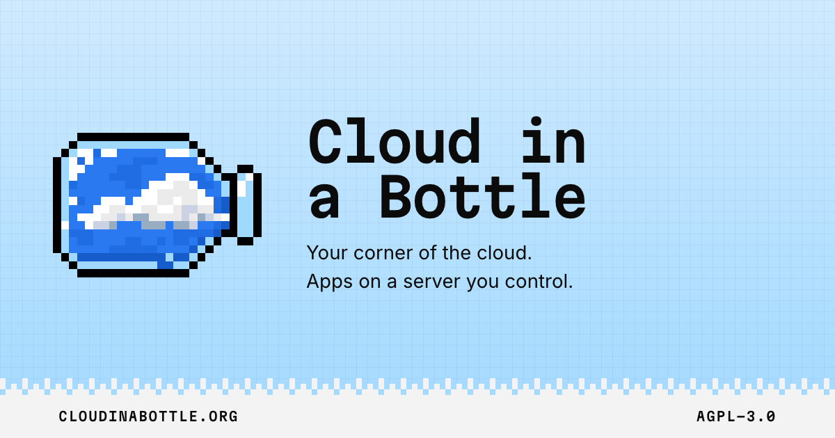 Cloud in a Bottle Simplifies Self-Hosting with Pre-Configured Docker Images