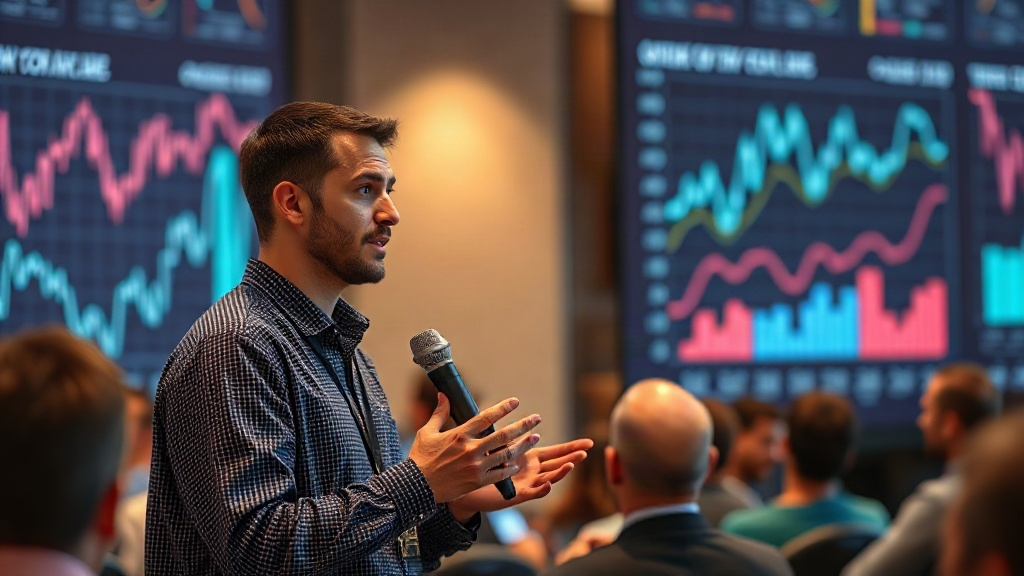Qdrant co-founder and CEO Egor Xyxyx speaking at a conference