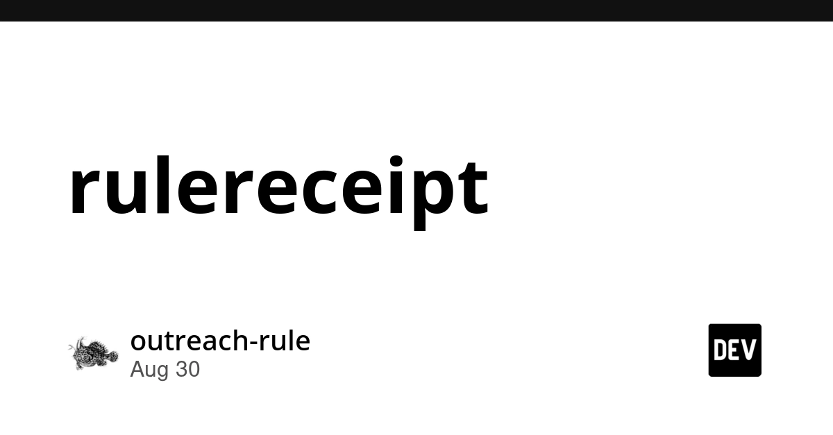 RuleReceipt Aims to Streamline AI Coding Assistant Configs