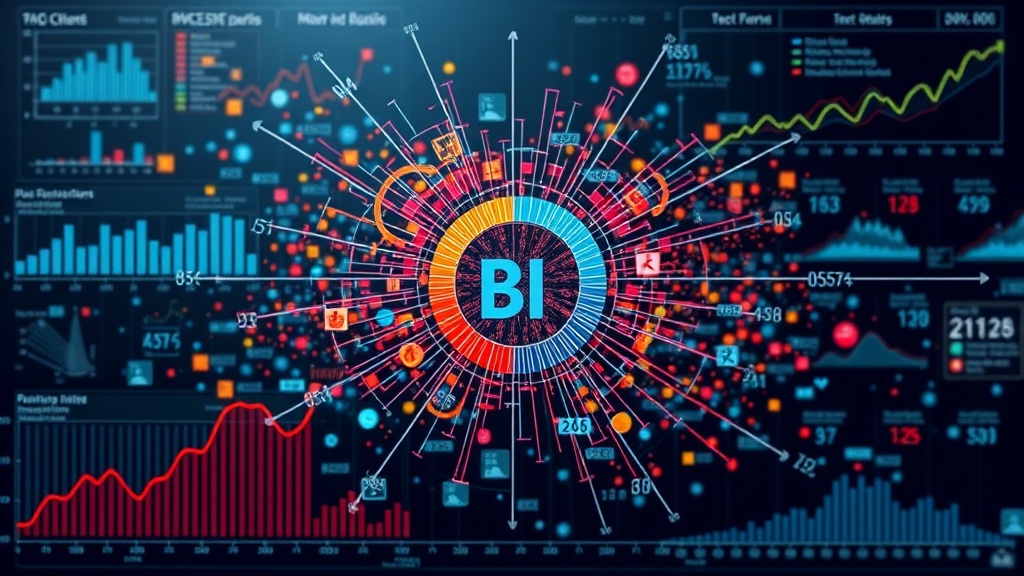 Visual representation of conflicting metric definitions across different business departments.