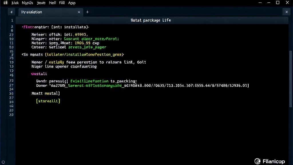 NixOS command line interface showing package installation process