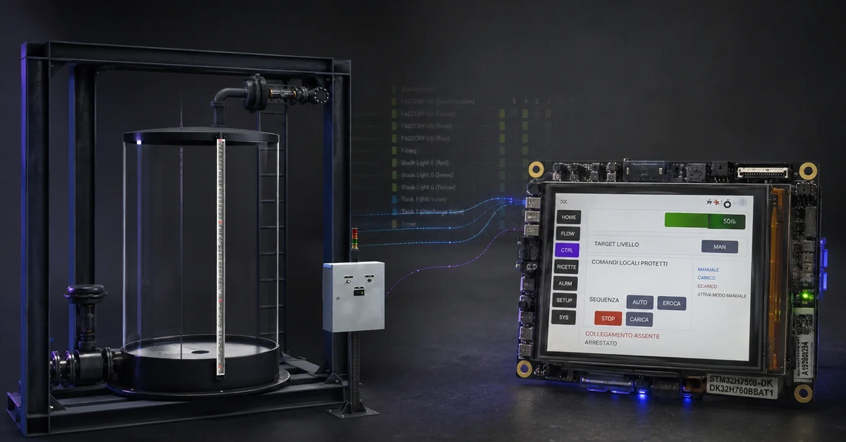 STM32, FreeRTOS, Modbus TCP Power Industrial HMI & Edge Controller