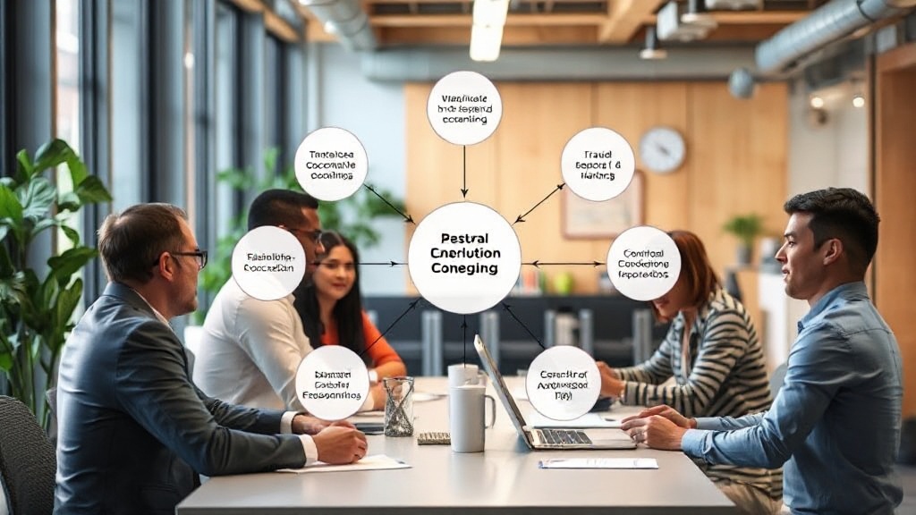 Diagram illustrating the interconnectedness of digital fraud tactics in a tech ecosystem