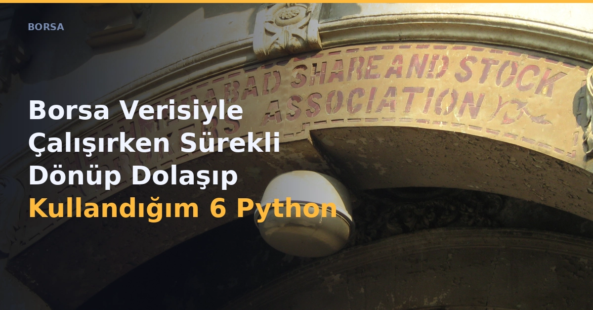 6 Python Libraries for Stock Data Analysis