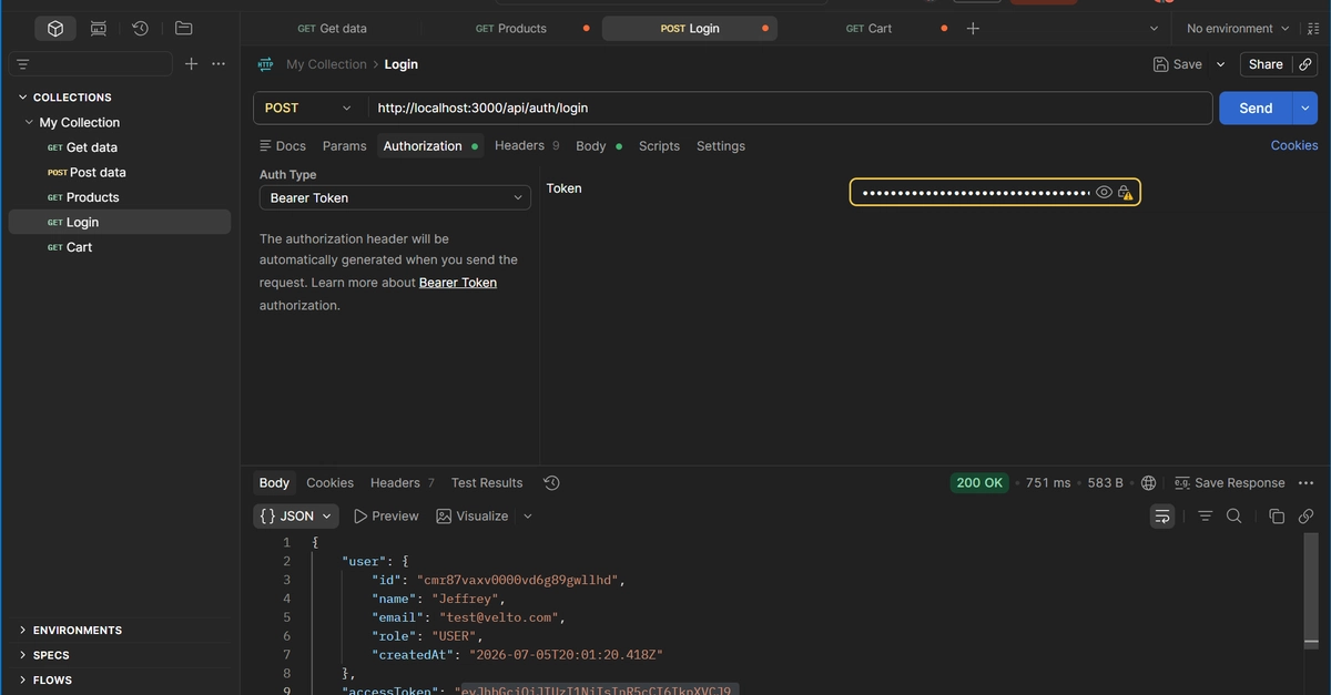 Prisma Powers E-commerce Backend: Auth, Cart, and Transactional Orders