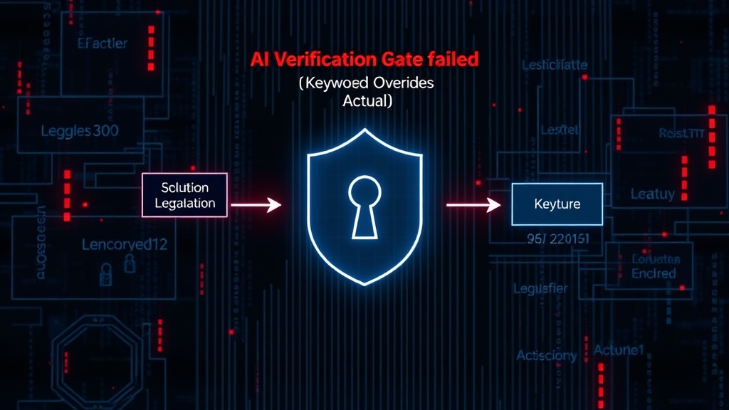 Diagram illustrating an AI agent's decision-making process with a verification hook.