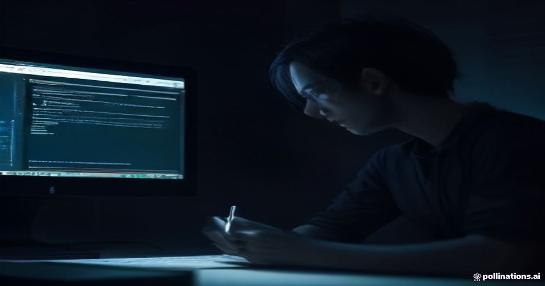Developer interacting with AI coding assistant and terminal windows.