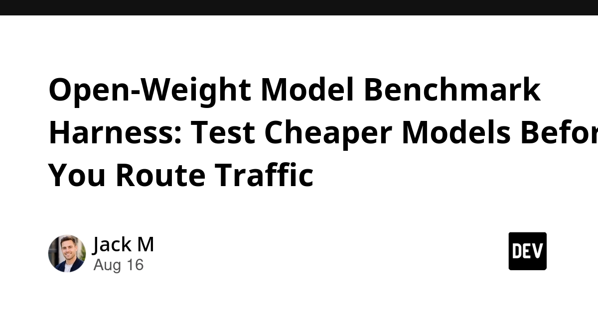 Benchmark AI Models Locally Before Routing Production Traffic