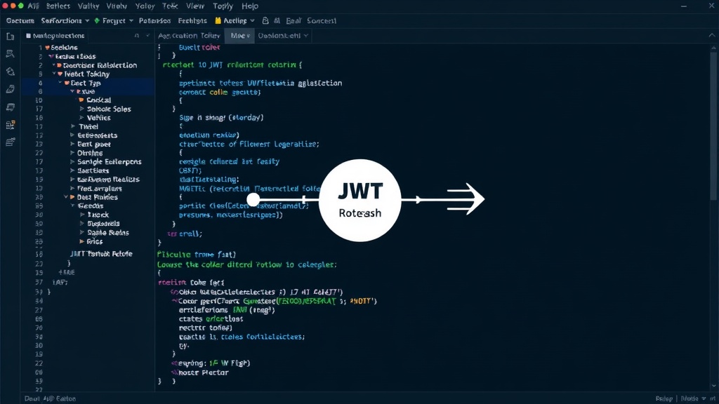 Diagram illustrating the JWT refresh token rotation process with reuse detection