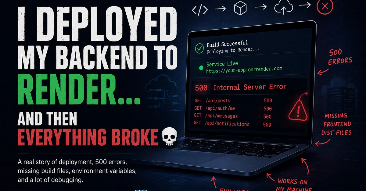 Django Backend Fails on Render After Deployment Due to Database Connection Issues