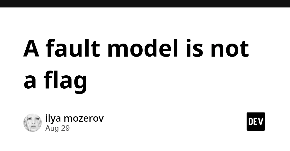 Fault Model vs. Algorithm Flag: A Subtle but Costly Software Defect