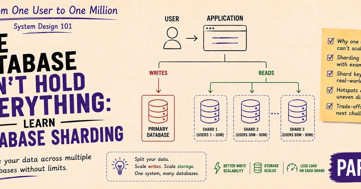 Database Sharding Explained: Scaling Beyond a Single Server