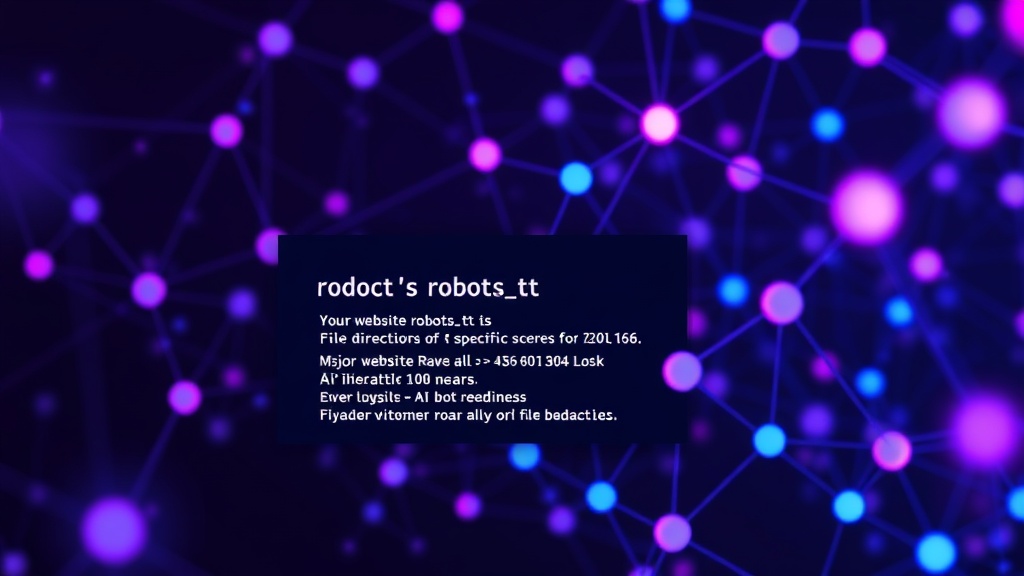 A screenshot showing a website's robots.txt file with specific AI bot directives
