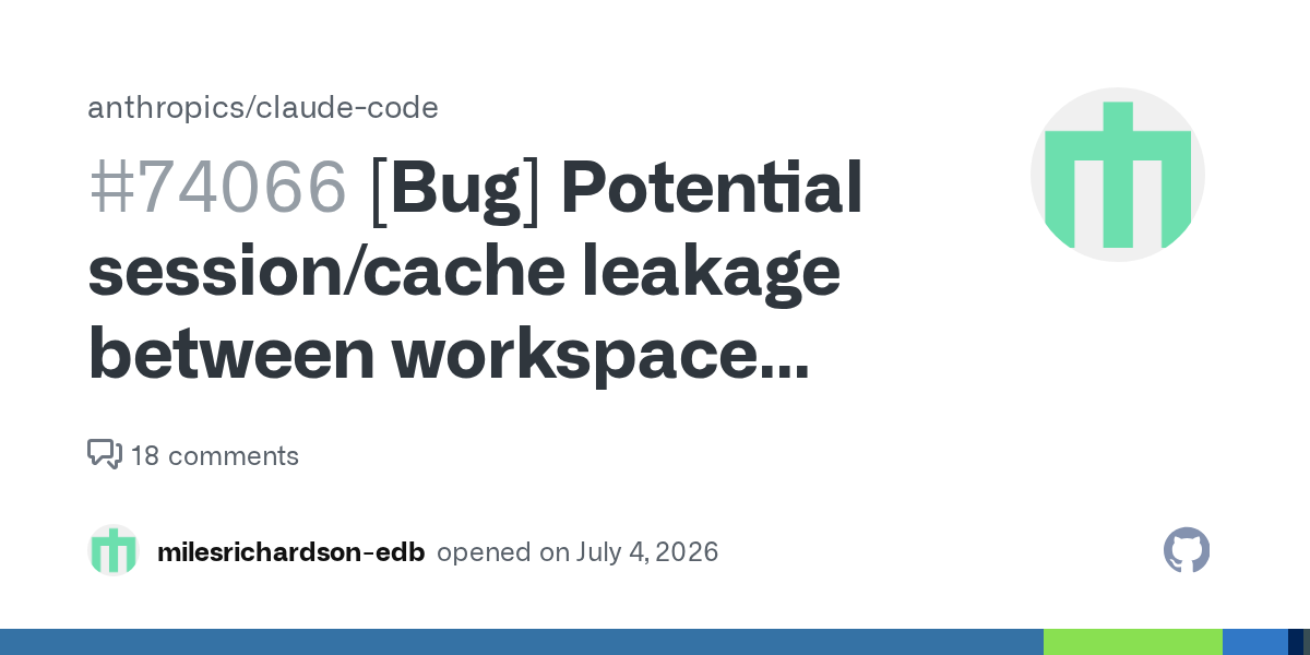 Session Leakage Vulnerability Affects Multiple Workspace Instances
