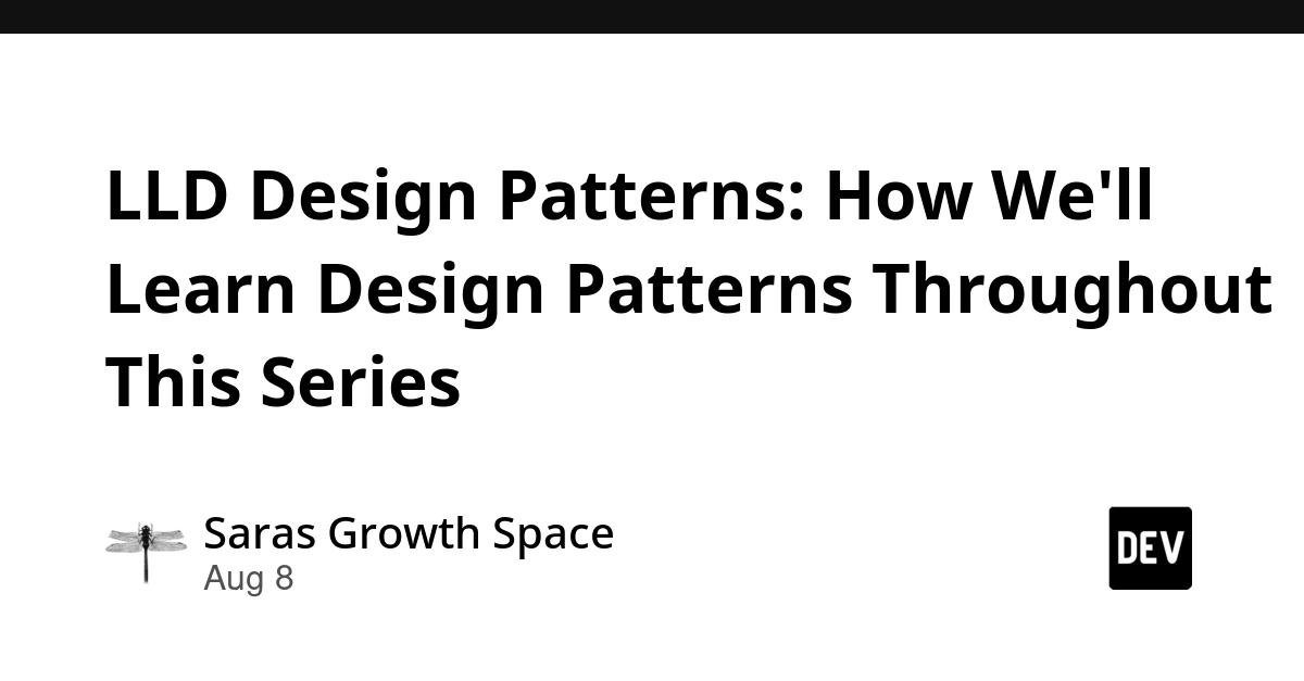 New Approach to Learning LLD Design Patterns: Focus on Behavior, Not Just Names