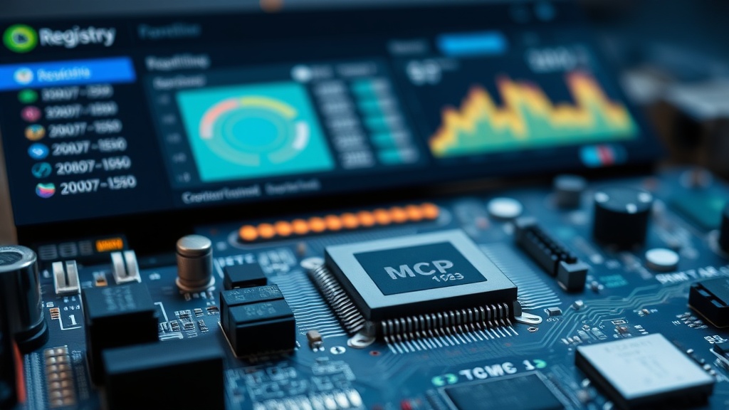 Dashboard view of the live MCP server registry interface