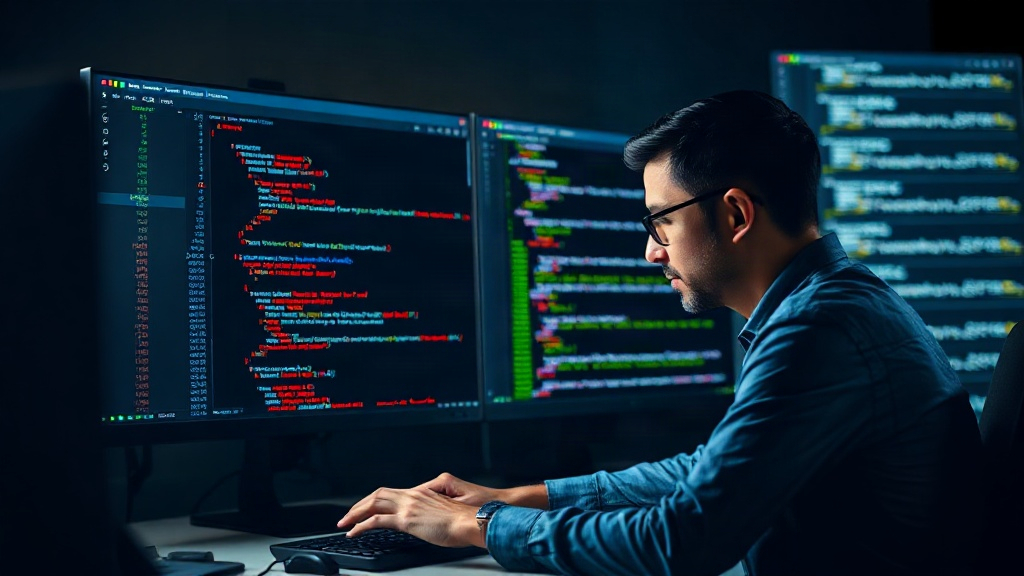 Developer reviewing Sentry error logs for checkout funnel drop-offs.