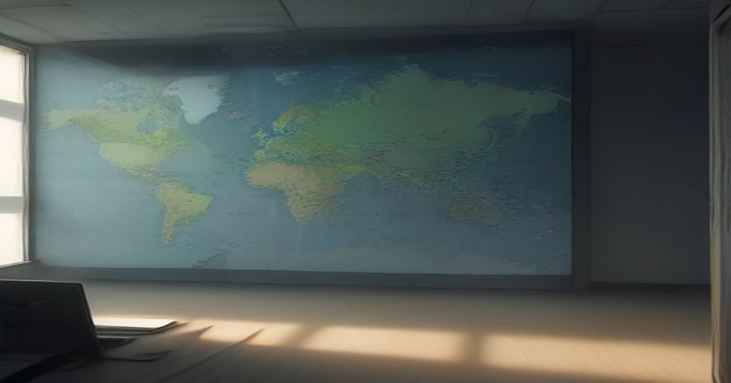 A world map highlighting regions with IT job market data: US, Europe, Russia, and GCC.
