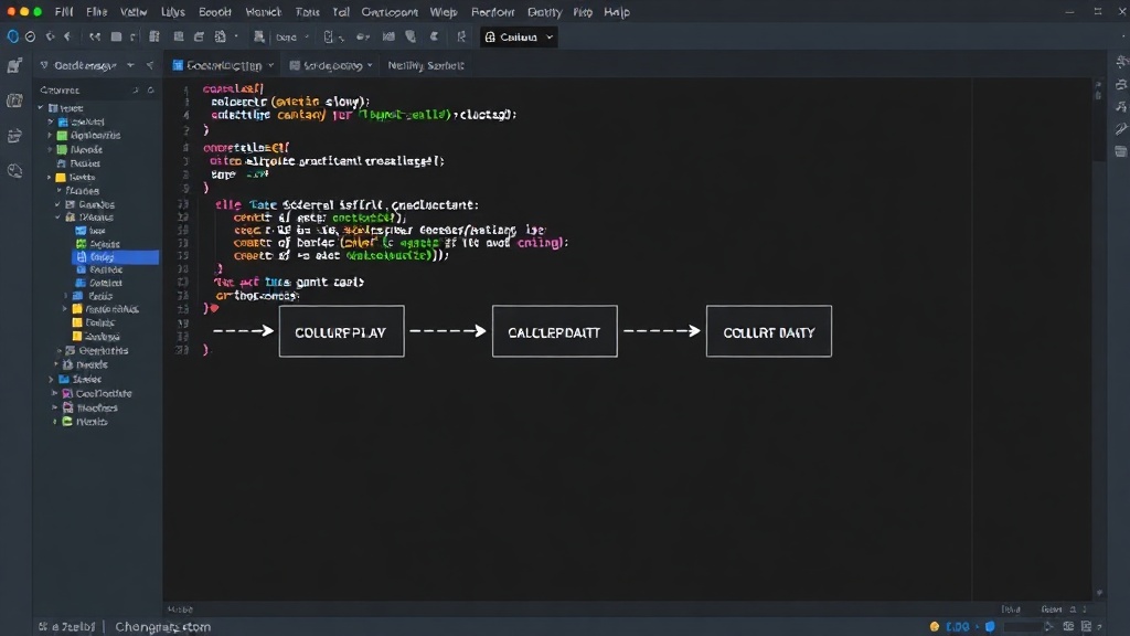 Diagram illustrating the five failure paths in the git_commit.py script
