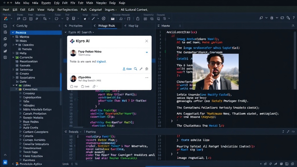 Klyro AI product interface showcasing integrated chat, search, and image generation features