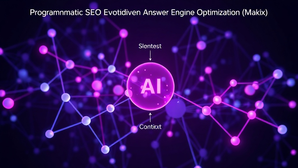Diagram illustrating the shift from traditional SEO to AI-driven Answer Engine Optimization (AEO)