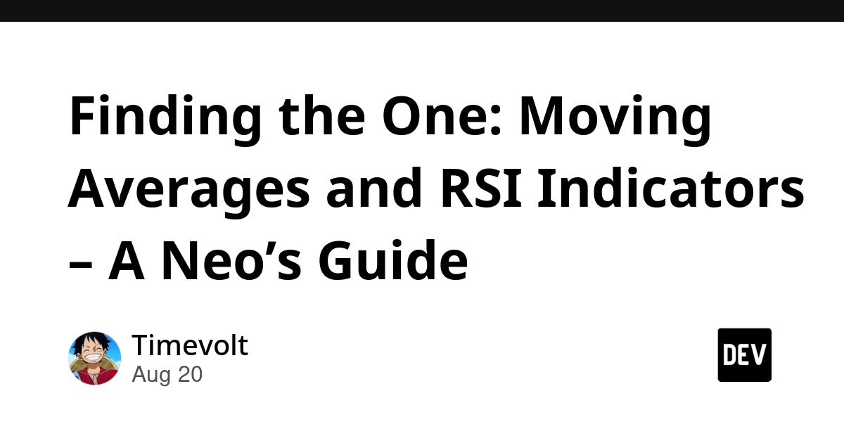 Moving Averages and RSI: A Developer's Practical Guide to Trading Indicators
