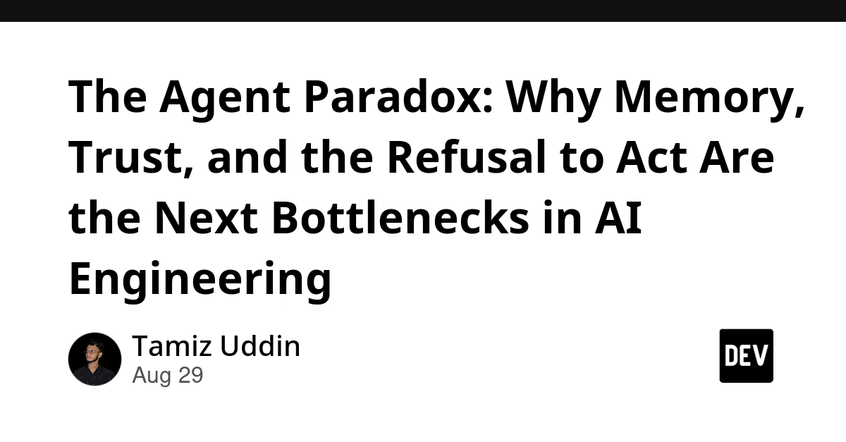 AI Agents Face 'Paradox' of Memory, Trust, and Action Bottlenecks