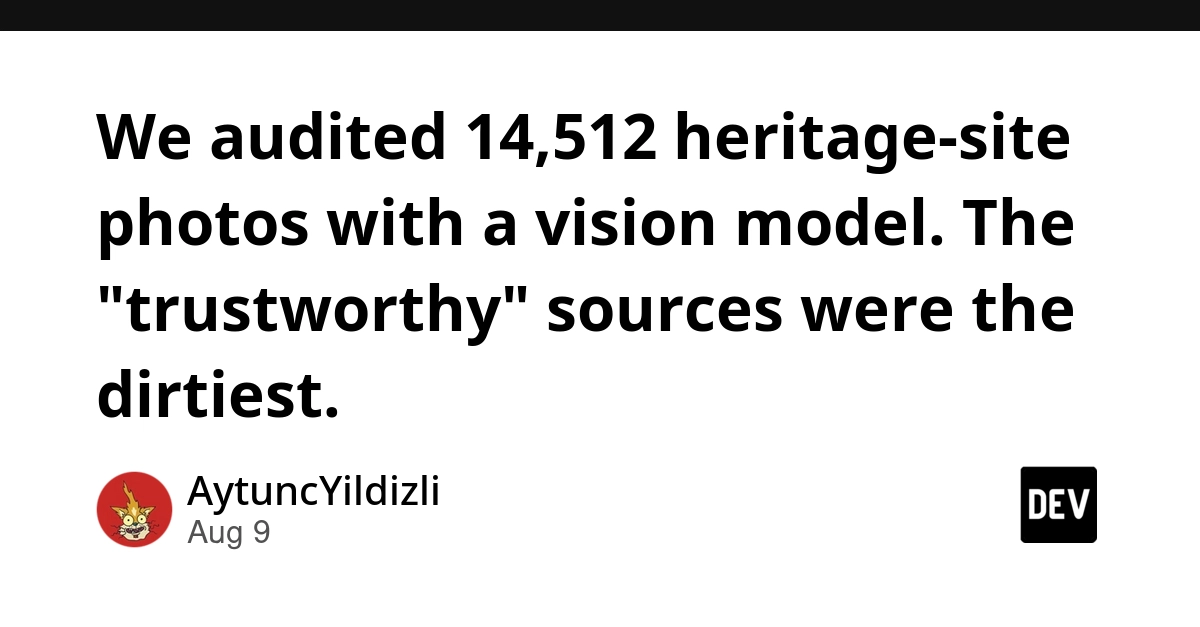 Heritage Site Photo Audit Reveals High Error Rate in "Trusted" Sources