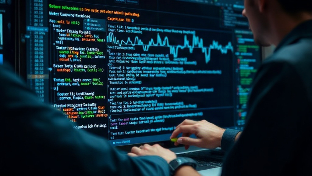 Developer coding a command-line interface for advanced retrieval processing
